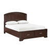 Hudson 6 Piece Storage Queen Bedroom Set in Cherry Finish by Home Elegance - HEL-1520CH - Image 3 of 0