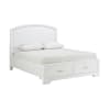 Hudson 6 Piece Storage Queen Bedroom Set in White Finish by Home Elegance - HEL-1520WH - Image 4 of 0