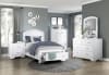 Hudson Footboard Storage Twin Platform Bed in White Finish by Home Elegance - HEL-1520WHT-1 - Image 2 of 0