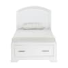 Hudson Footboard Storage Twin Platform Bed in White Finish by Home Elegance - HEL-1520WHT-1 - Image 5 of 0