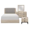 Whiting Queen Bed in 2-Tone by Home Elegance - HEL-1524-1 - Image 4 of 0