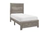 Corbin Twin Bed in Gray Finish by Home Elegance - HEL-1534GYT-1 - Image 4 of 0