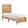 Youth-Corbin 6 Piece Twin Bedroom Set in Natural Finish by Home Elegance - HEL-1534NAT - Image 2 of 0