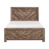 Corbin Queen Panel Bed in Rustic Brown Finish by Home Elegance - HEL-1534NP-1 - Image 3 of 0