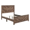 Corbin Queen Panel Bed in Rustic Brown Finish by Home Elegance - HEL-1534NP-1 - Image 4 of 0