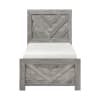 Corbin 6 Piece Twin Bedroom Set in Gray Finish by Home Elegance - HEL-1534NPGYT - Image 3 of 0