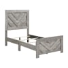 Corbin 6 Piece Twin Bedroom Set in Gray Finish by Home Elegance - HEL-1534NPGYT - Image 4 of 0