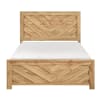 Corbin Panel Queen Bed in Natural Finish by Home Elegance - HEL-1534NPNA-1 - Image 3 of 0
