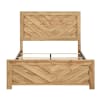 Corbin Panel Queen Bed in Natural Finish by Home Elegance - HEL-1534NPNA-1 - Image 4 of 0