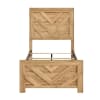 Corbin Twin Bed in Natural Finish by Home Elegance - HEL-1534NPNAT-1 - Image 4 of 0