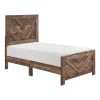 Corbin 6 Piece Twin Bedroom Set in Rustic Brown Finish by Home Elegance - HEL-1534NPT - Image 2 of 0