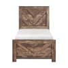 Corbin 6 Piece Twin Bedroom Set in Rustic Brown Finish by Home Elegance - HEL-1534NPT - Image 3 of 0