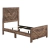 Corbin 6 Piece Twin Bedroom Set in Rustic Brown Finish by Home Elegance - HEL-1534NPT - Image 4 of 0
