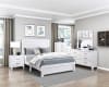 Corbin Queen Panel Bed in White Finish by Home Elegance - HEL-1534NPWH-1 - Image 2 of 0