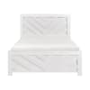 Corbin Queen Panel Bed in White Finish by Home Elegance - HEL-1534NPWH-1 - Image 4 of 0