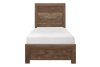 Corbin Twin Bed in Rustic Brown Finish by Home Elegance - HEL-1534T-1 - Image 3 of 0