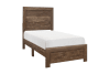 Corbin Twin Bed in Rustic Brown Finish by Home Elegance - HEL-1534T-1 - Image 4 of 0