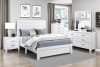 Corbin Queen Bed in White Finish by Home Elegance - HEL-1534WH-1 - Image 1 of 0