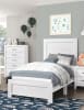 Corbin Twin Bed in White Finish by Home Elegance - HEL-1534WHT-1 - Image 1 of 0