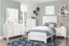 Corbin Twin Bed in White Finish by Home Elegance - HEL-1534WHT-1 - Image 2 of 0