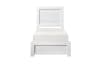 Corbin Twin Bed in White Finish by Home Elegance - HEL-1534WHT-1 - Image 3 of 0