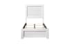 Corbin Twin Bed in White Finish by Home Elegance - HEL-1534WHT-1 - Image 5 of 0