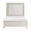 Theodora 6 Piece Queen Bedroom Set in Pearl White Finish by Home Elegance - HEL-1596 - Image 2 of 0
