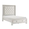 Theodora 6 Piece Queen Bedroom Set in Pearl White Finish by Home Elegance - HEL-1596 - Image 4 of 0