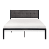 Samuel Full Platform Bed in Black Finish by Home Elegance - HEL-1612F-1 - Image 2 of 0