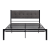Samuel Full Platform Bed in Black Finish by Home Elegance - HEL-1612F-1 - Image 5 of 0