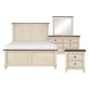 Weaver Queen Bed in Antique White by Home Elegance - HEL-1626-1 - Image 3 of 0