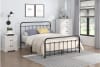 Fawn Queen Bed in Black Finish by Home Elegance - HEL-1628-1 - Image 1 of 0