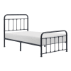 Fawn Twin Platform Bed in Black Finish by Home Elegance - HEL-1628T-1 - Image 3 of 0