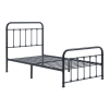 Fawn Twin Platform Bed in Black Finish by Home Elegance - HEL-1628T-1 - Image 5 of 0