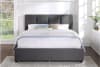Aitana Queen Bed in Graphite Finish by Home Elegance - HEL-1632GH-DW - Image 1 of 0