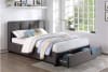Aitana Queen Bed in Graphite Finish by Home Elegance - HEL-1632GH-DW - Image 2 of 0