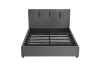 Aitana Queen Bed in Graphite Finish by Home Elegance - HEL-1632GH-DW - Image 4 of 0