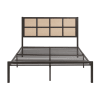 Sanibel Full Platform Bed in Dark Bronze Finish by Home Elegance - HEL-1635DZF-1 - Image 4 of 0