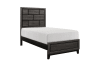 Davi Twin Bed in Gray Finish by Home Elegance - HEL-1645T-1 - Image 4 of 0