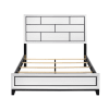 Davi Modern Queen Bed in White Finish by Home Elegance - HEL-1645WH-1 - Image 4 of 0