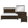 Griggs Queen Bed in Dark Brown by Home Elegance - HEL-1669-1 - Image 3 of 0
