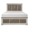 Arcadia Queen Bed in 2-Tone by Home Elegance - HEL-1677-1 - Image 1 of 0