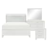 Kerren 6 Piece Bedroom Set in White High Gloss by Home Elegance - HEL-1678W-1-4 - Image 2 of 0