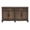 Heath Court Server in Brown Oak by Home Elegance - HEL-1682-55 - Image 1 of 0