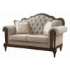 Heath Court Love Seat in Brown by Home Elegance - HEL-16829-2 - Image 2 of 0