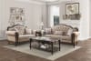Heath Court Love Seat in Brown by Home Elegance - HEL-16829-2 - Image 4 of 0