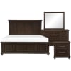 Cardano Queen Bed in Charcoal by Home Elegance - HEL-1689-1 - Image 3 of 0