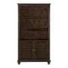 Cardano 40" W Bookcase in Driftwood Charcoal by Home Elegance - HEL-1689-18 - Image 1 of 0