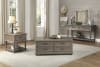 Cardano 2 Piece Occasional Table Set in Driftwood Light Brown by Home Elegance - HEL-1689BR-30 - Image 2 of 0