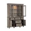 Cardano Buffet & Hutch in Driftwood Light Brown by Home Elegance - HEL-1689BR-50 - Image 3 of 0